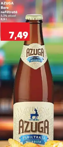 Kaufland AZUGA Bere nefiltrată Ofertă