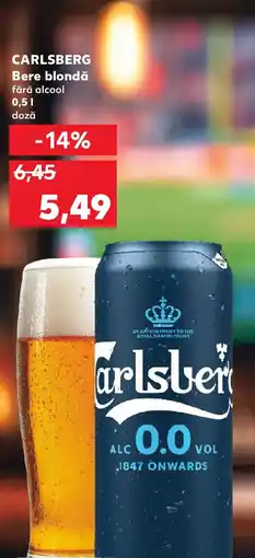 Kaufland CARLSBERG Bere blondă Ofertă