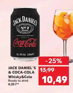 Kaufland JACK DANIEL'S & COCA-COLA Whisky&Cola Ofertă