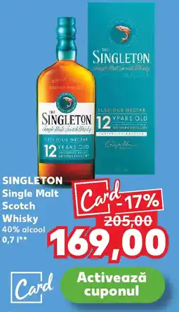Kaufland SINGLETON Single Malt Scotch Whisky Ofertă