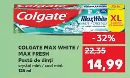 Kaufland COLGATE Max white / max fresh Pastă de dinți Ofertă