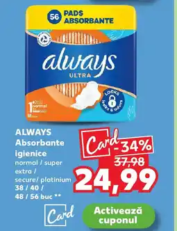 Kaufland ALWAYS Absorbante igienice Ofertă