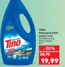 Kaufland TINO Detergent lichid pentru rufe Ofertă