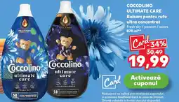 Kaufland COCCOLINO Ultimate Care Balsam pentru rufe ultra concentrat Ofertă