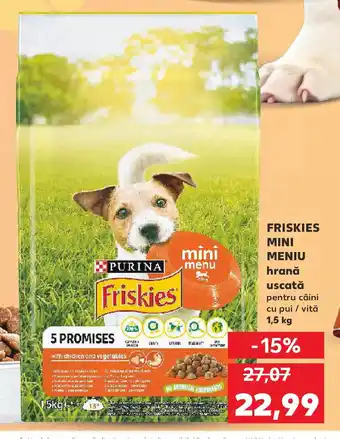 Kaufland Friskies Mini meniu hrană uscată Ofertă