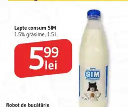 Supeco SIM Lapte consum Ofertă