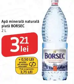Supeco BORSEC Apă minerală naturală platǎ Ofertă