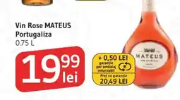 Supeco MATEUS Vin Rose Portugaliza Ofertă