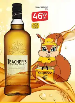 Supeco TEACHER'S Whisky Ofertă