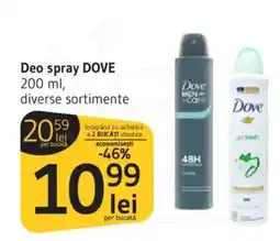 Supeco DOVE Deo spray Ofertă