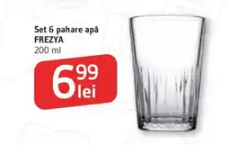 Supeco Frezya Set 6 pahare apǎ Ofertă