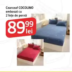 Supeco Cocolino Cearceaf embosat cu 2 feţe de pernǎ Ofertă