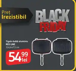 Supeco Red Line Tigaie dublă aluminiu Ofertă