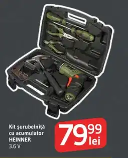 Supeco HEINNER Kit şurubelnițǎ cu acumulator Ofertă