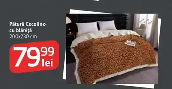Supeco Pătură Cocolino cu blănițǎ Ofertă
