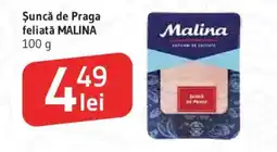 Supeco Malina Şuncă de Praga feliatǎ Ofertă