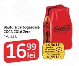 Supeco COCA COLA Zero Băutură carbogazoasă Ofertă