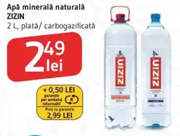 Supeco ZIZIN Apă minerală naturală Ofertă