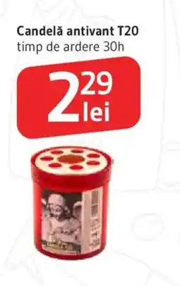 Supeco T20 Candelǎ antivant Ofertă