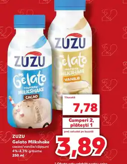 Kaufland ZUZU Gelato Milkshake Ofertă