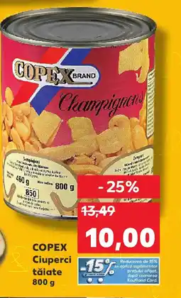 Kaufland COPEX Ciuperci tăiate Ofertă