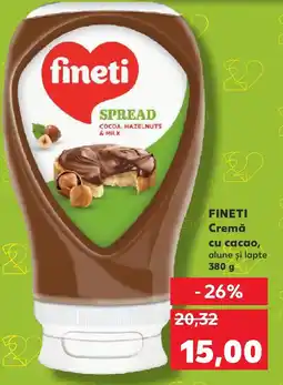 Kaufland FINETI Cremă cu cacao Ofertă