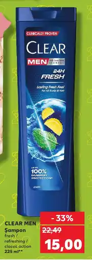 Kaufland CLEAR Men Şampon Ofertă