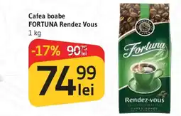 Supeco Cafea boabe FORTUNA Rendez Vous Ofertă
