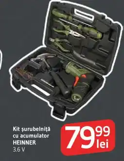 Supeco Kit şurubelnițǎ cu acumulator HEINNER 3.6 V Ofertă