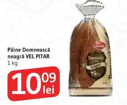 Supeco Pâine Domnească neagră VEL PITAR Ofertă