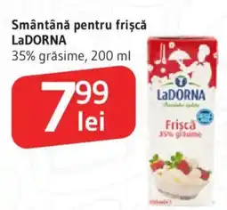 Supeco Smântână pentru frişcă LaDORNA 35% grăsime Ofertă