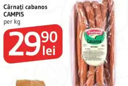 Supeco Cârnaţi cabanos CAMPIS Ofertă