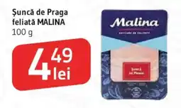 Supeco Şuncă de Praga feliatǎ MALINA Ofertă