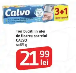 Supeco Ton bucăţi în ulei de floarea soarelui CALVO Ofertă