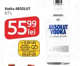 Supeco Vodka ABSOLUT Ofertă