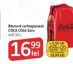 Supeco Băutură carbogazoasă COCA COLA Zero Ofertă