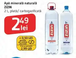 Supeco Apă minerală naturală ZIZIN Ofertă