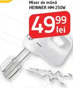 Supeco Mixer de mână HEINNER HM-250W Ofertă