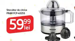 Supeco Storcător de citrice FRAM FCP-402SS Ofertă