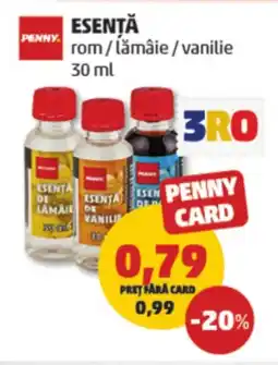Penny ESENTĂ rom/lămâie/vanilie Ofertă