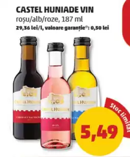 Penny Castel huniade vin roșu/alb/roze Ofertă