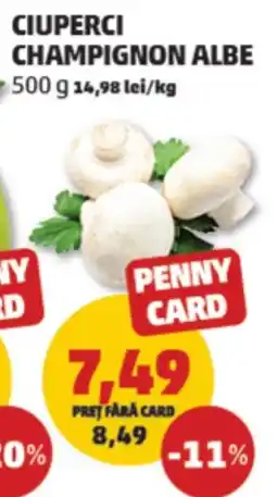 Penny Ciuperci champignon albe Ofertă