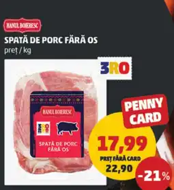 Penny Spată de porc fără os Ofertă