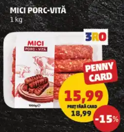 Penny Mici porc-vită Ofertă