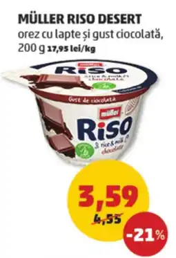 Penny MÜLLER RISO DESERT orez cu lapte și gust ciocolată Ofertă
