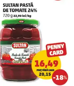 Penny Sultan pastă de tomate 24% Ofertă
