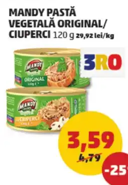 Penny Mandy pastă vegetală original/ ciuperci Ofertă