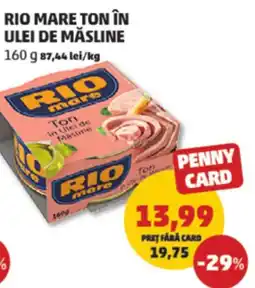 Penny Rio mare ton în ulei de măsline Ofertă