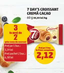 Penny 7 day's croissant cremă cacao Ofertă