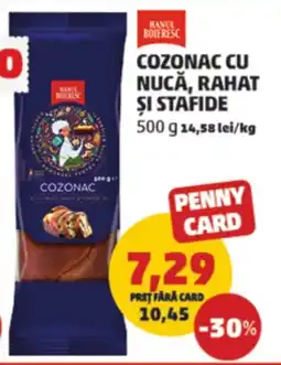 Penny Cozonac cu nucă, rahat şi stafide Ofertă